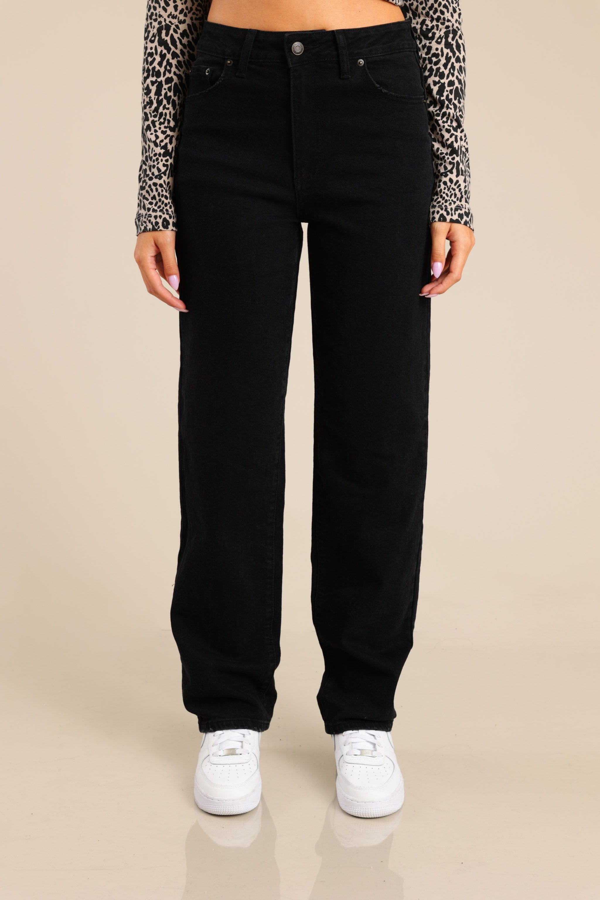 FOX FOX מכנסיים ג'ינס STRAIGHT ג'ינס STRAIGHT