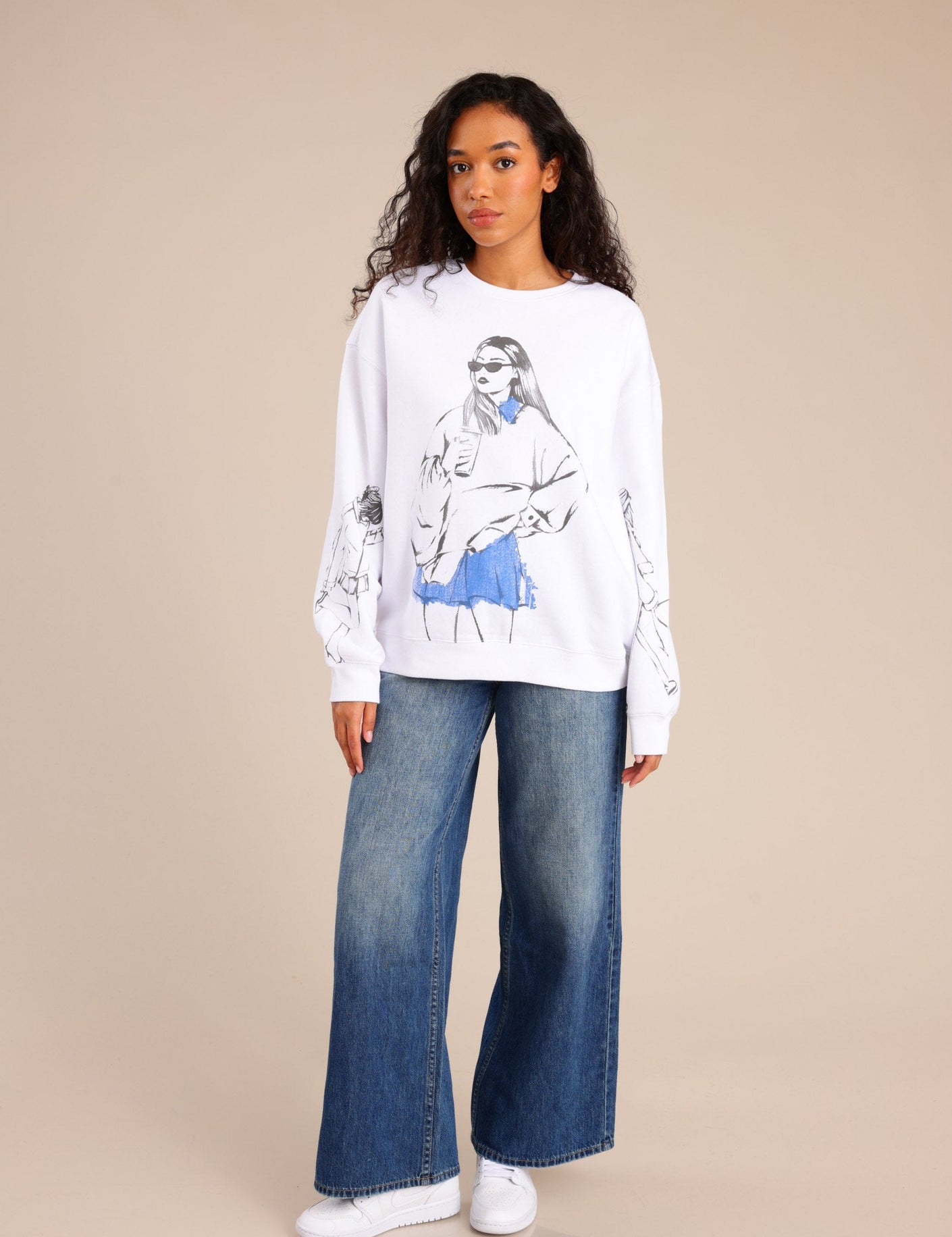 FOX FOX מכנסיים ג'ינס WIDE ג'ינס WIDE