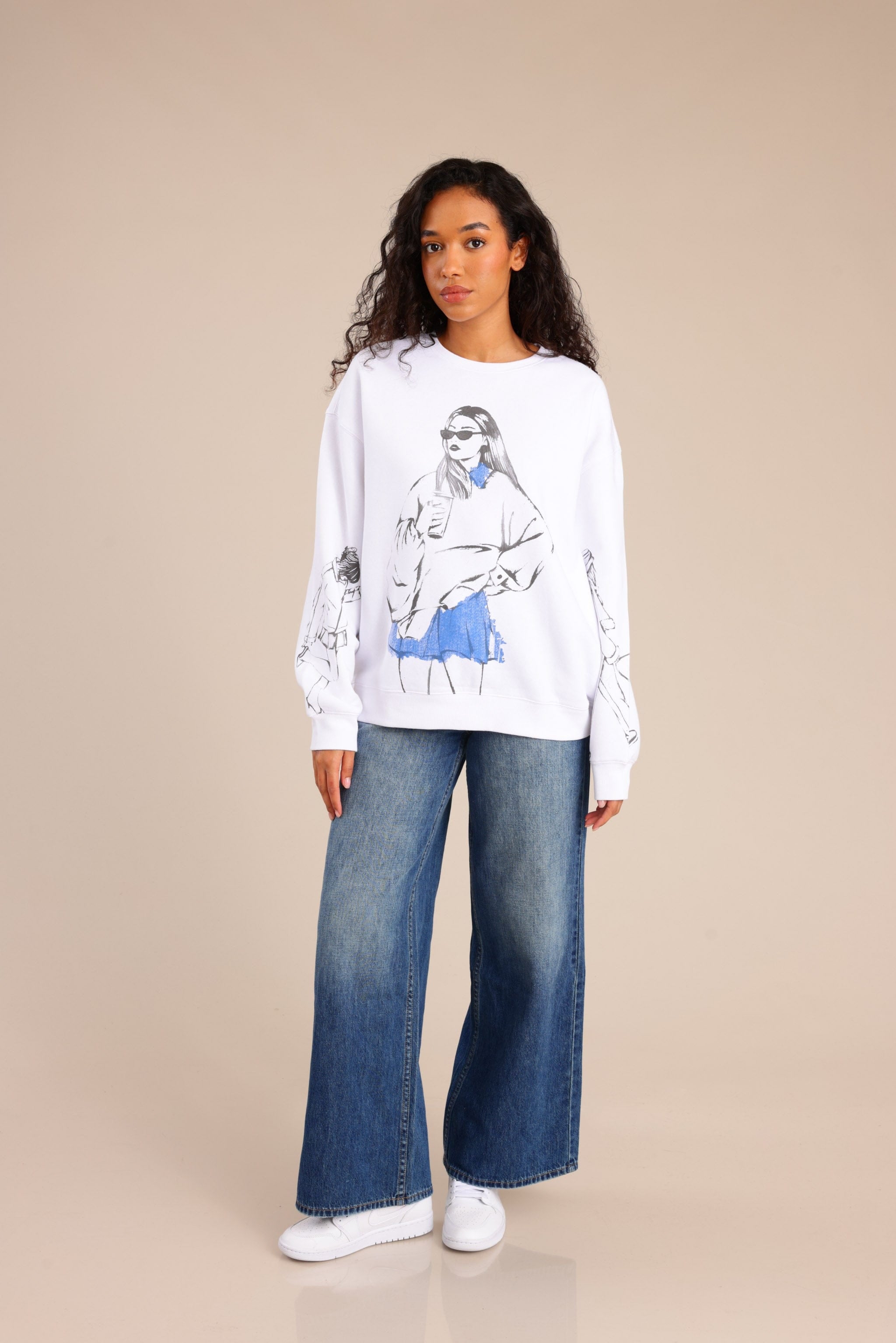 FOX FOX מכנסיים ג'ינס WIDE ג'ינס WIDE