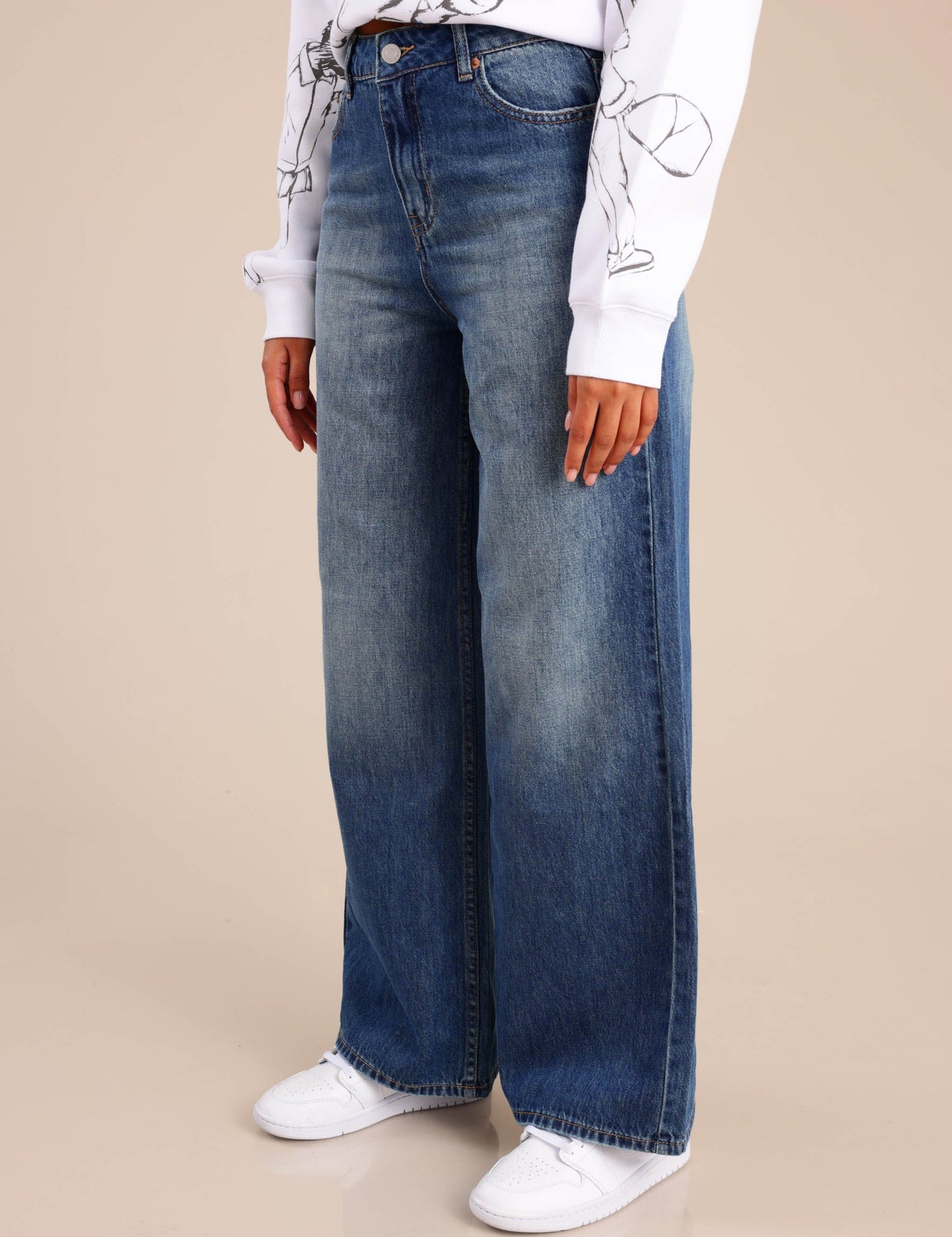 FOX FOX מכנסיים ג'ינס WIDE ג'ינס WIDE