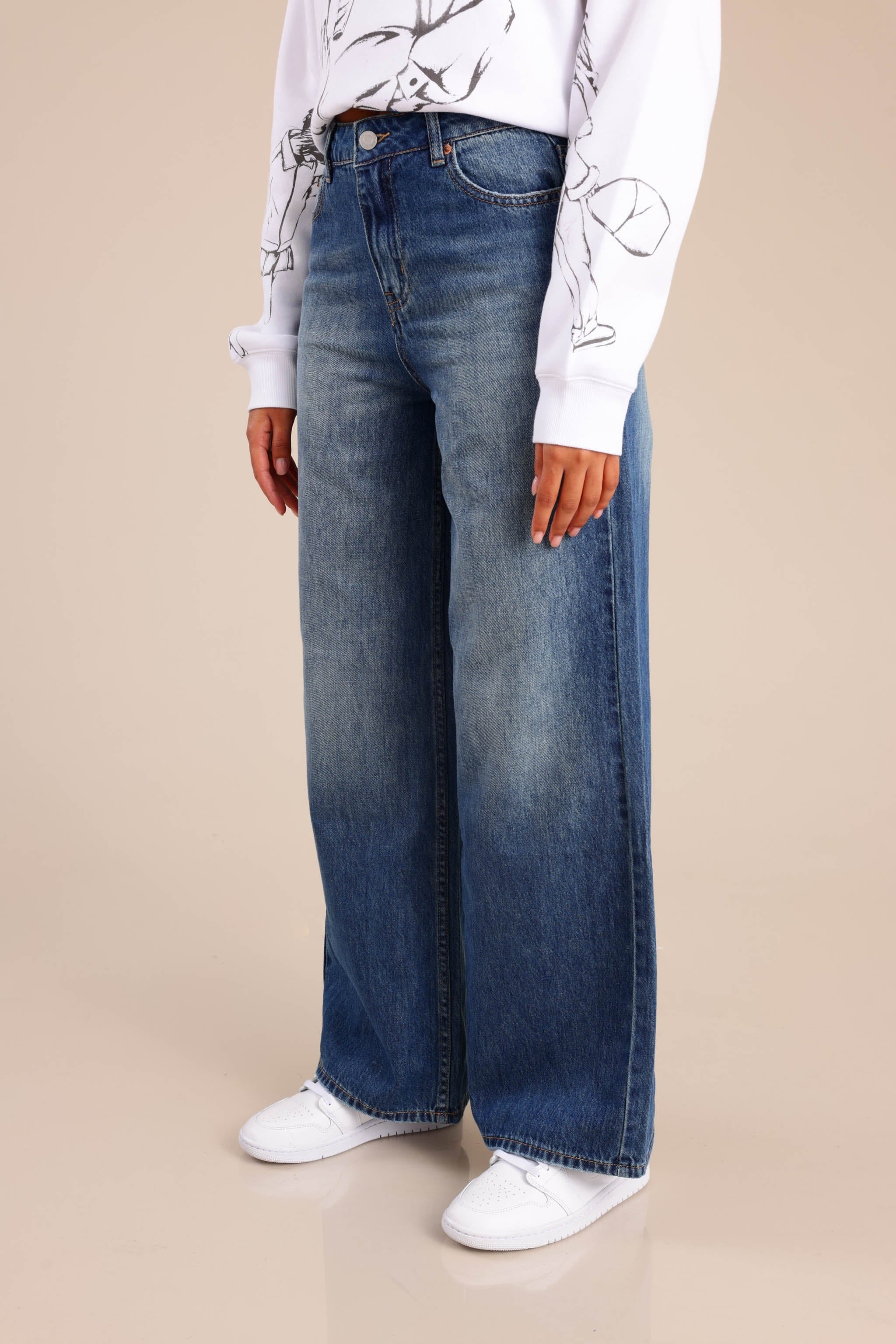 FOX FOX מכנסיים ג'ינס WIDE ג'ינס WIDE