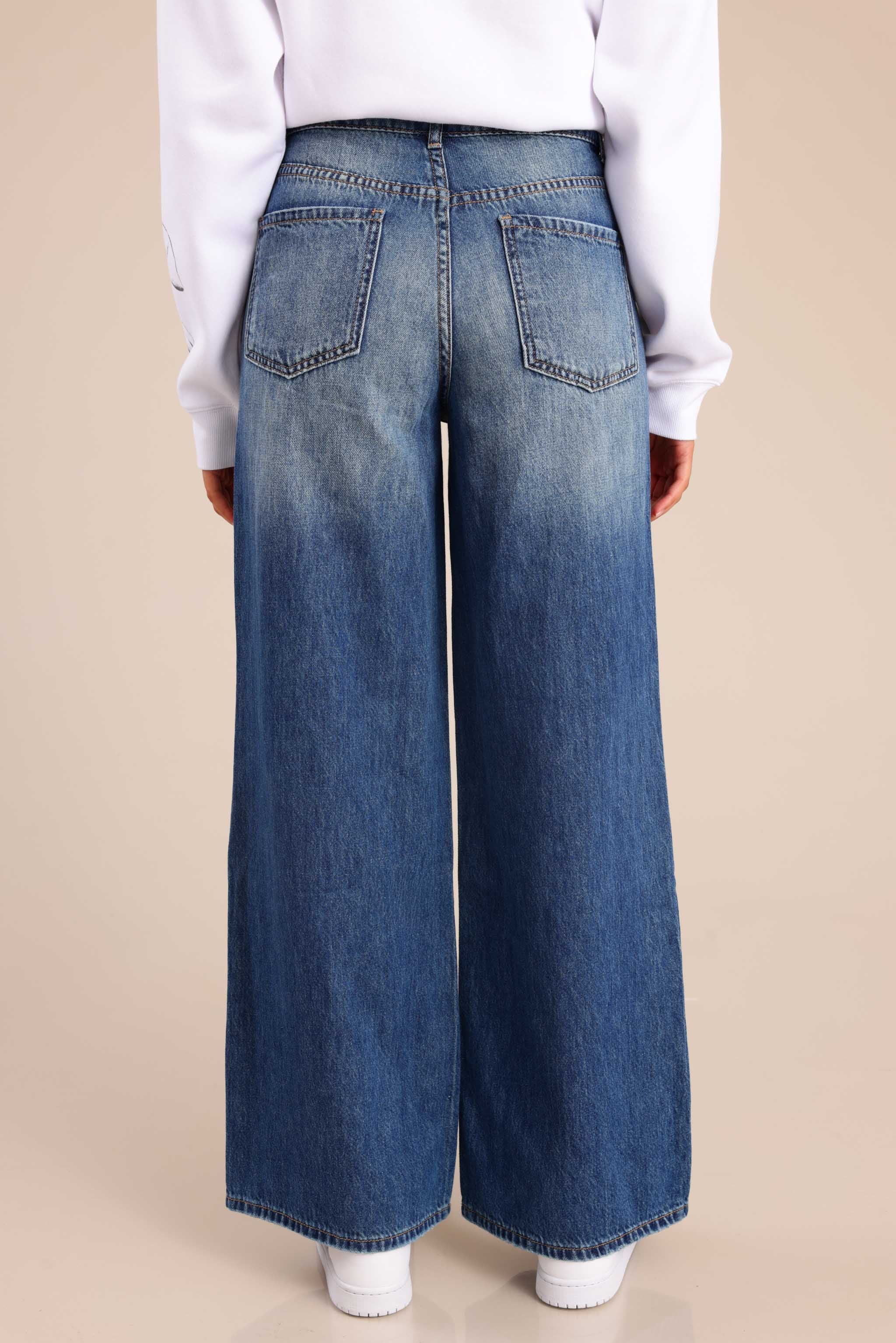 FOX FOX מכנסיים ג'ינס WIDE ג'ינס WIDE