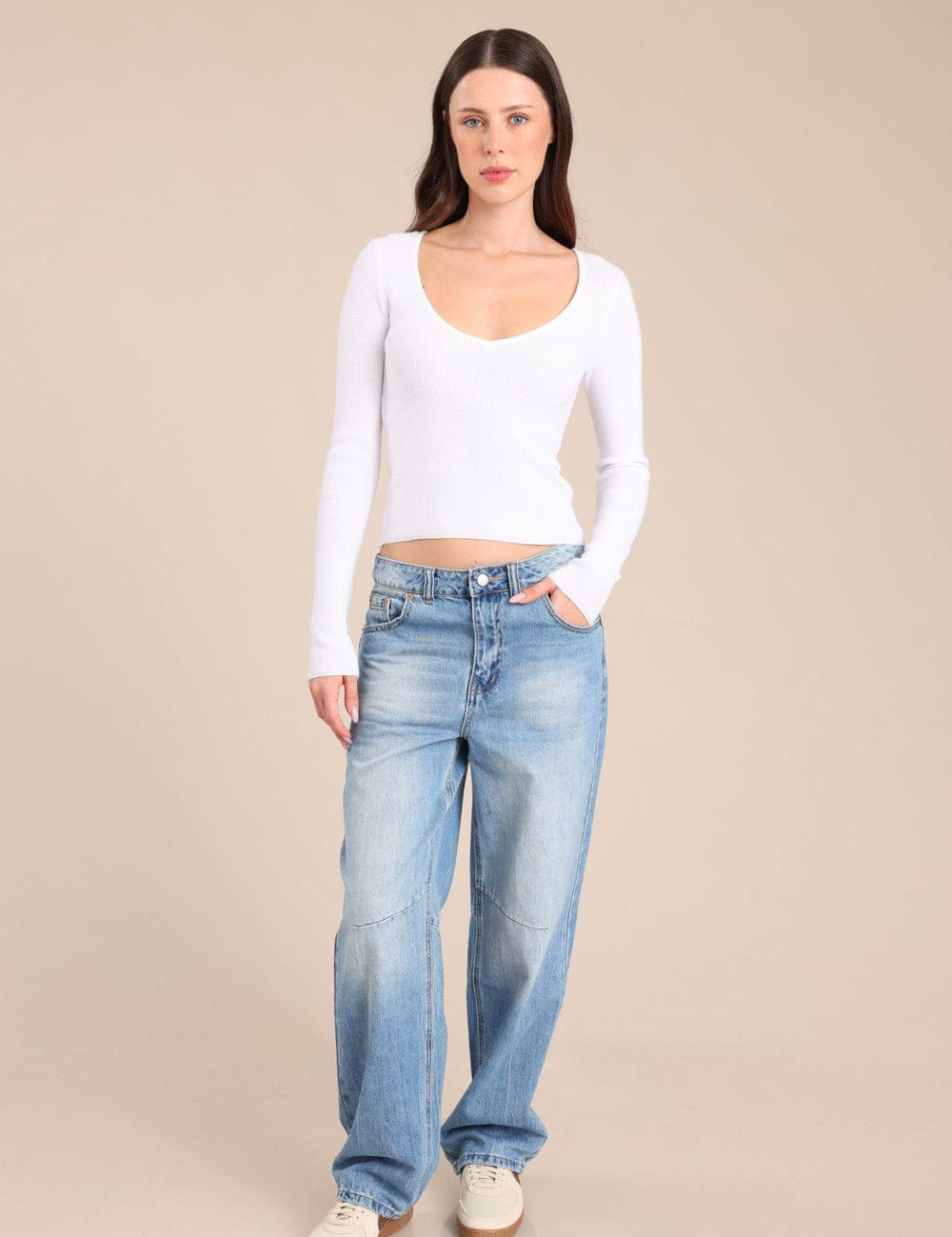 FOX FOX מכנסיים ג'ינס BARREL ג'ינס BARREL