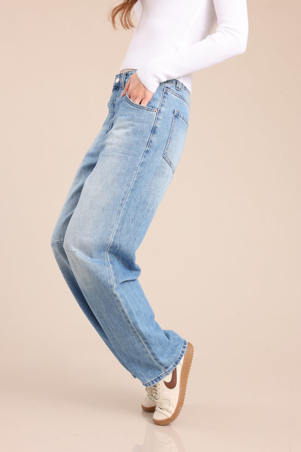 FOX FOX מכנסיים ג'ינס BARREL ג'ינס BARREL