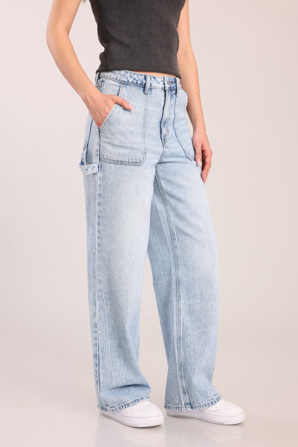 FOX נשים מכנסיים ג'ינס נשים STRAIGHT ג'ינס נשים STRAIGHT