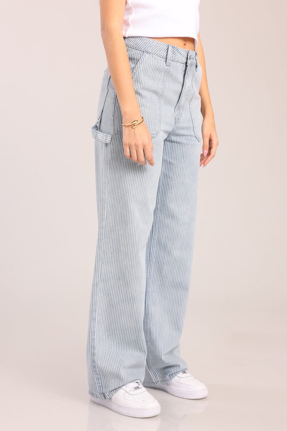 FOX נשים מכנסיים ג'ינס STRAIGHT ג'ינס STRAIGHT