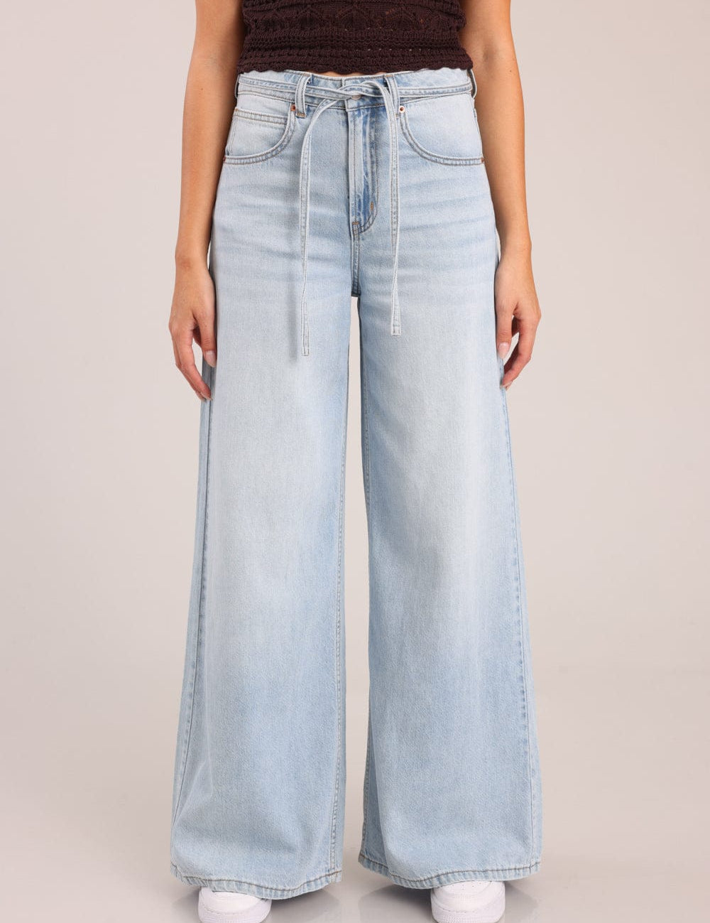 FOX נשים מכנסיים ארוכים ג'ינס WIDE SUPER ג'ינס WIDE SUPER