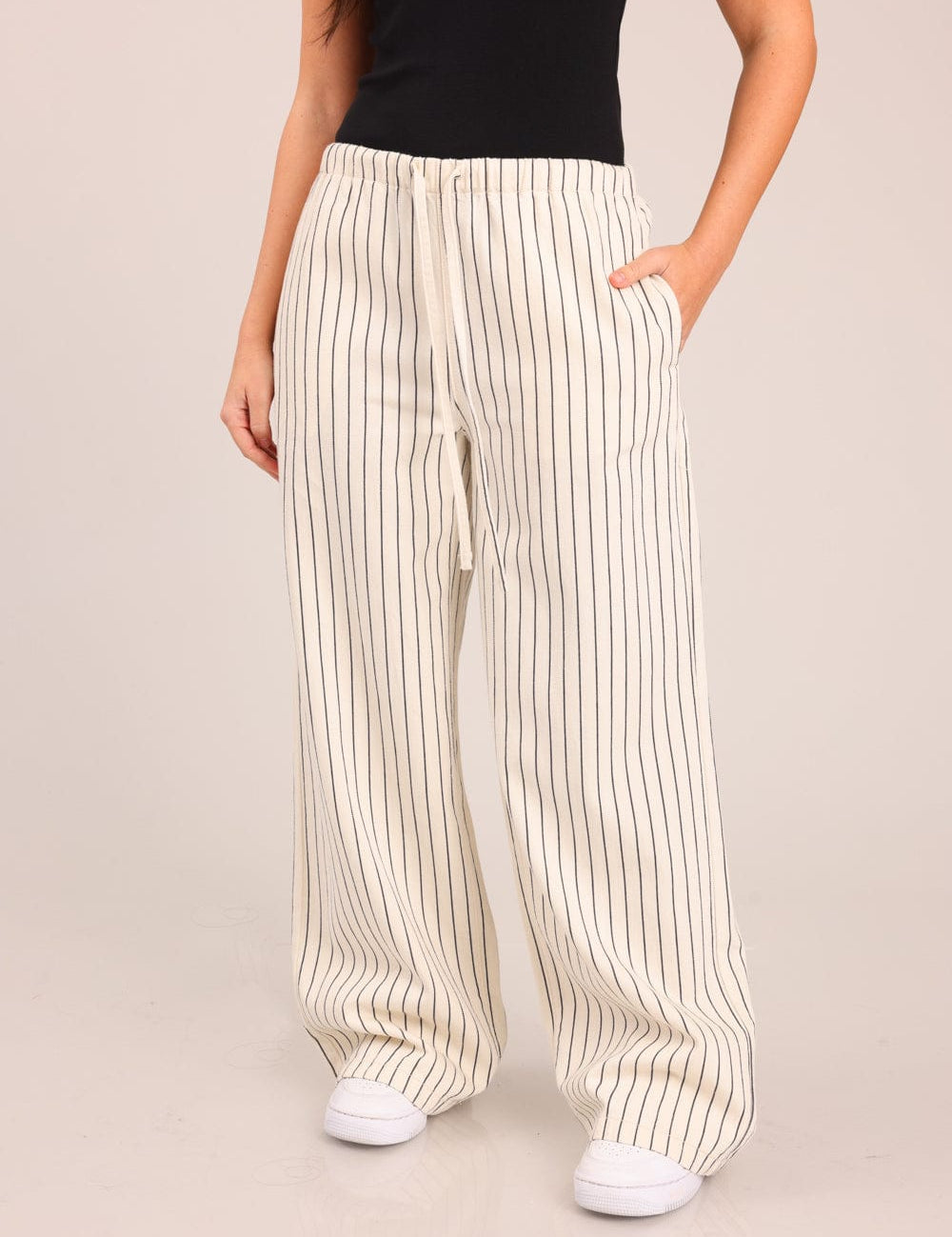 FOX נשים מכנסיים ארוכים מכנסי ג'ינס LOOSE WIDE מכנסי ג'ינס LOOSE WIDE