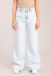 FOX נשים מכנסיים ג'ינס WIDE ג'ינס WIDE