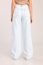 FOX נשים מכנסיים ג'ינס WIDE ג'ינס WIDE