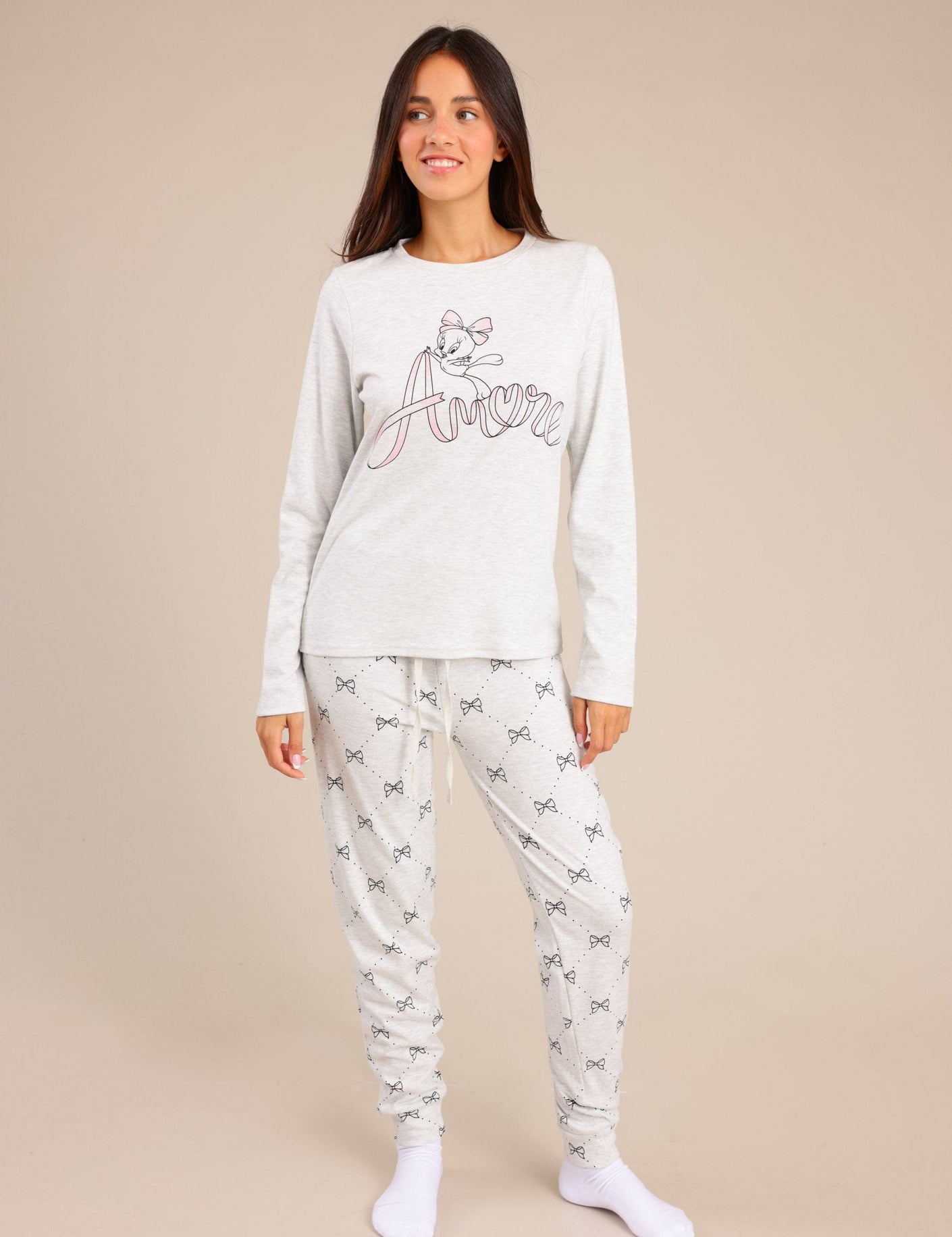 FOX נשים אחר פיג'מה ממותגת לוני טונס פיג'מה ממותגת לוני טונס