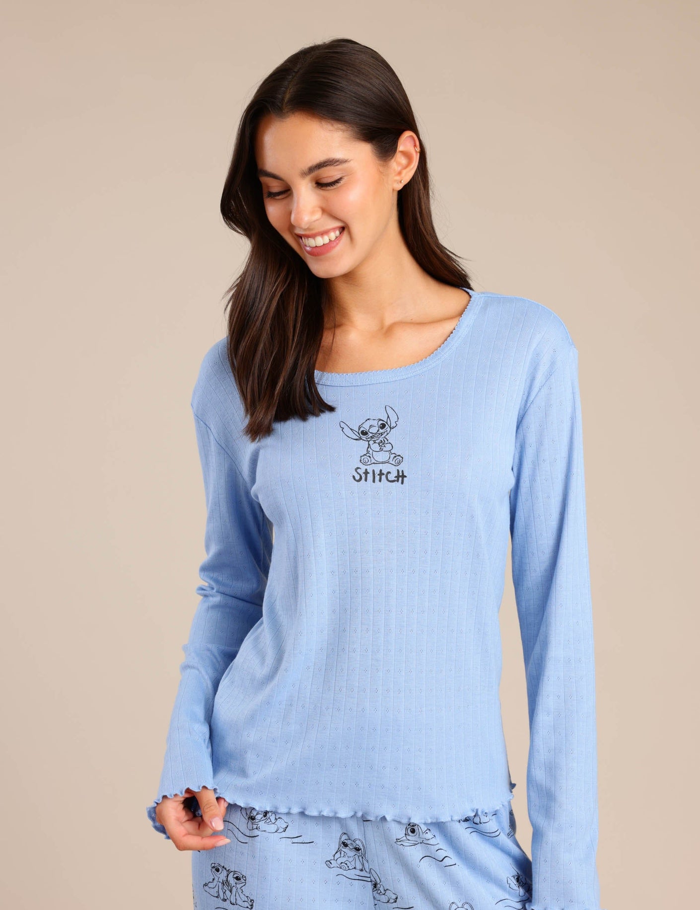 FOX נשים אחר פיג'מה ממותגת סטיץ' פיג'מה ממותגת סטיץ'