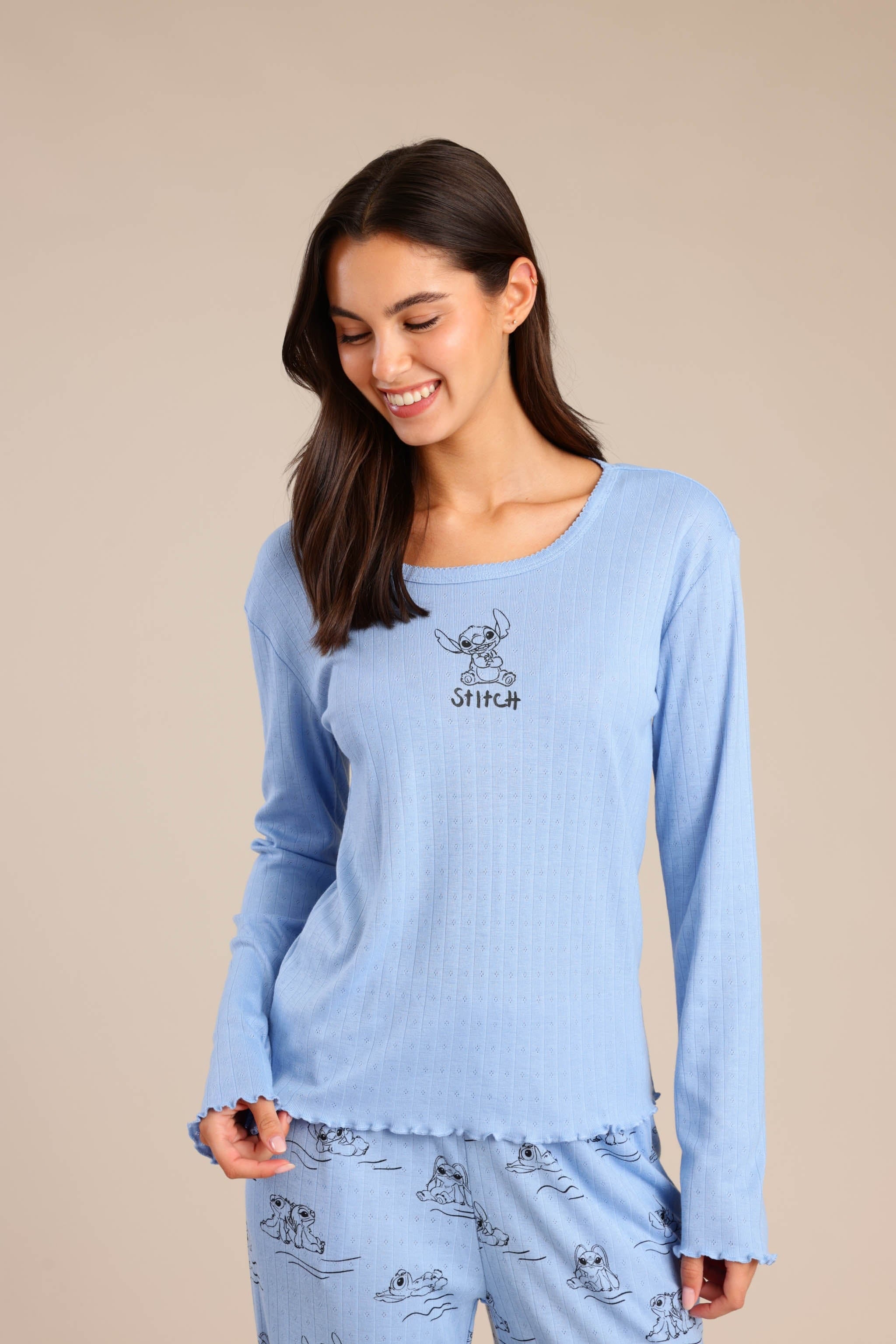 FOX נשים אחר פיג'מה ממותגת סטיץ' פיג'מה ממותגת סטיץ'