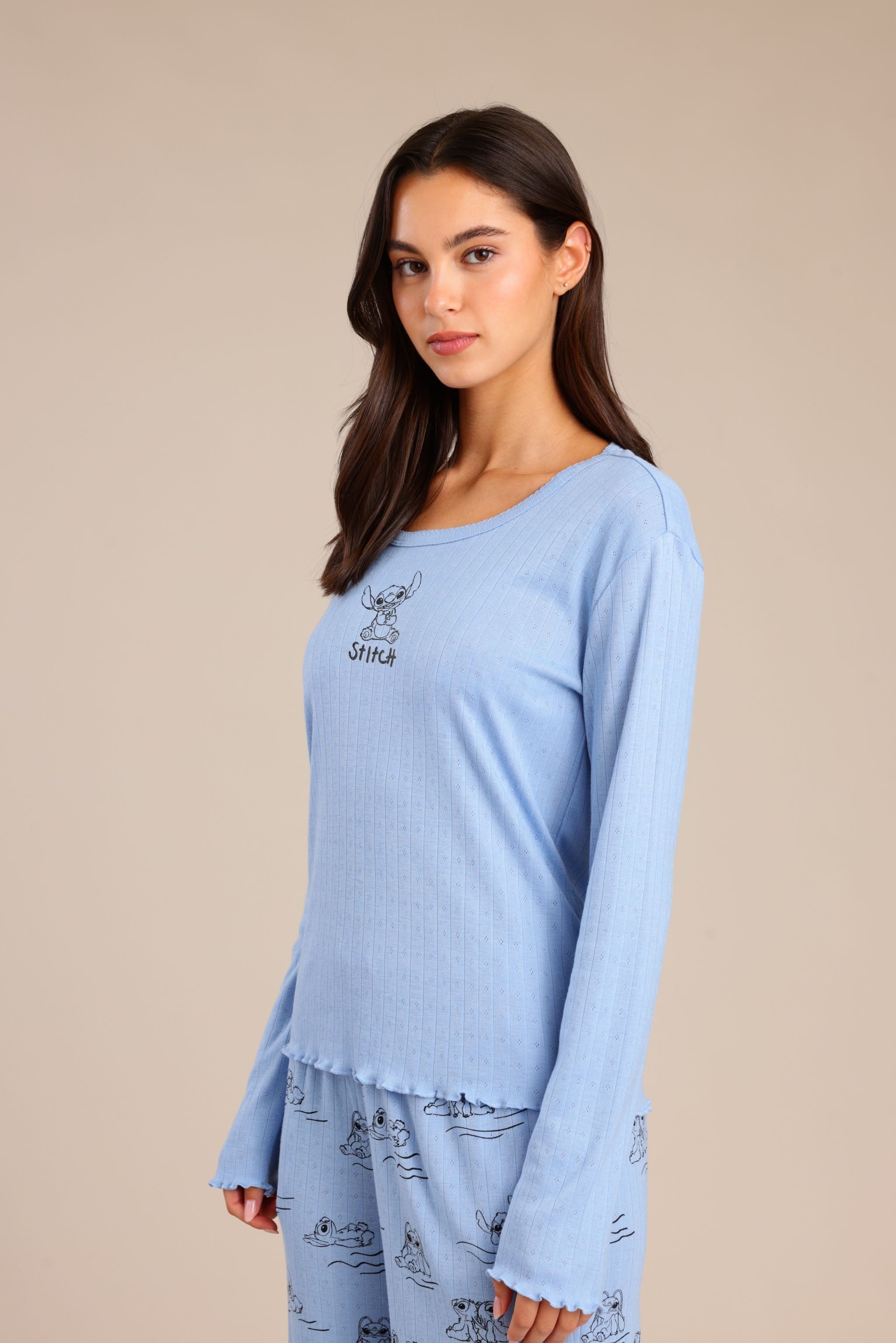 FOX נשים אחר פיג'מה ממותגת סטיץ' פיג'מה ממותגת סטיץ'