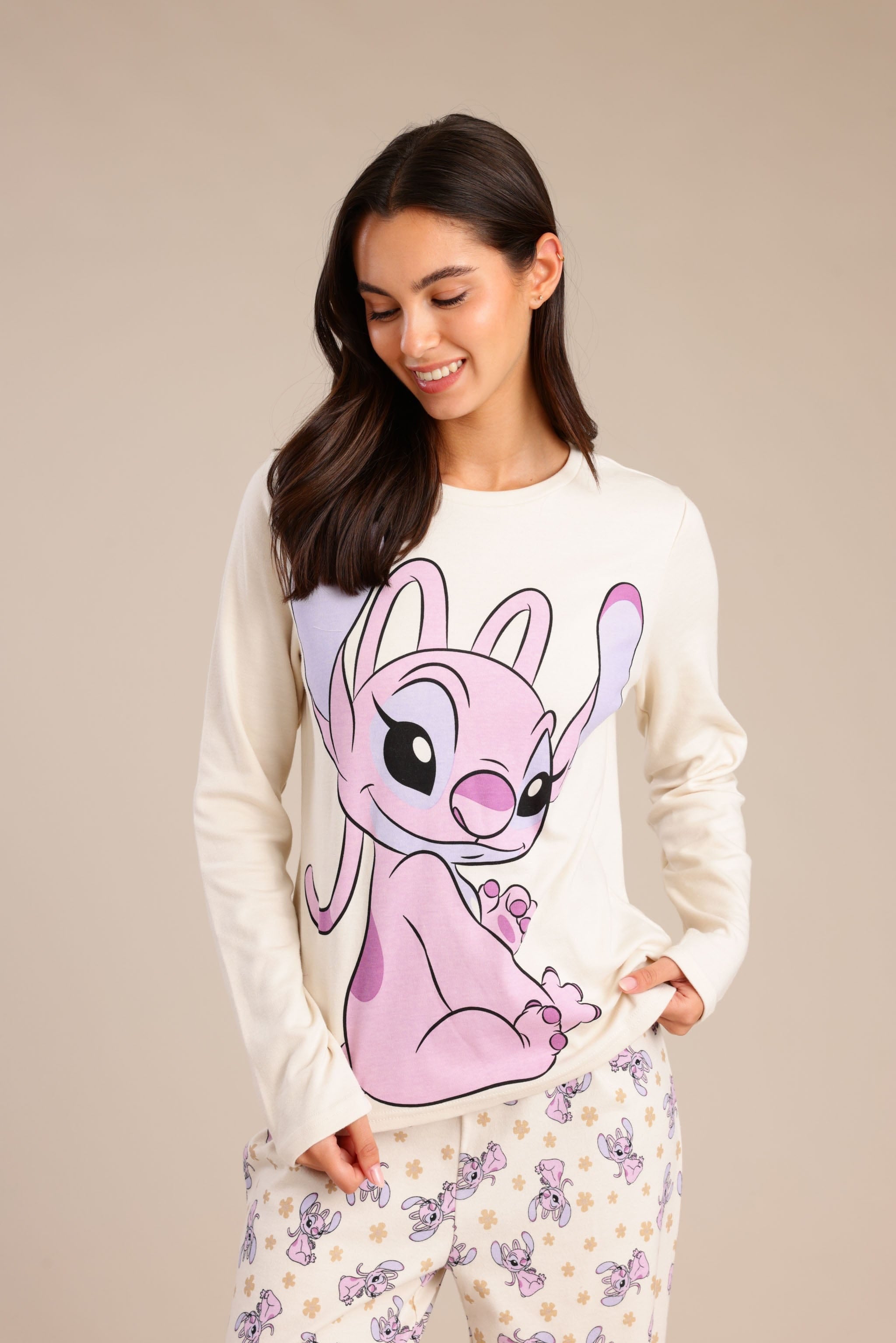 FOX נשים אחר פיג'מה ממותגת סטיץ' פיג'מה ממותגת סטיץ'