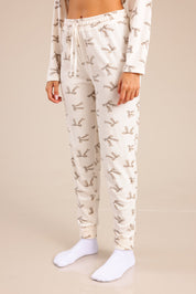 FOX נשים אחר פיג'מה קטיפה עם הדפס MINIME פיג'מה קטיפה עם הדפס MINIME