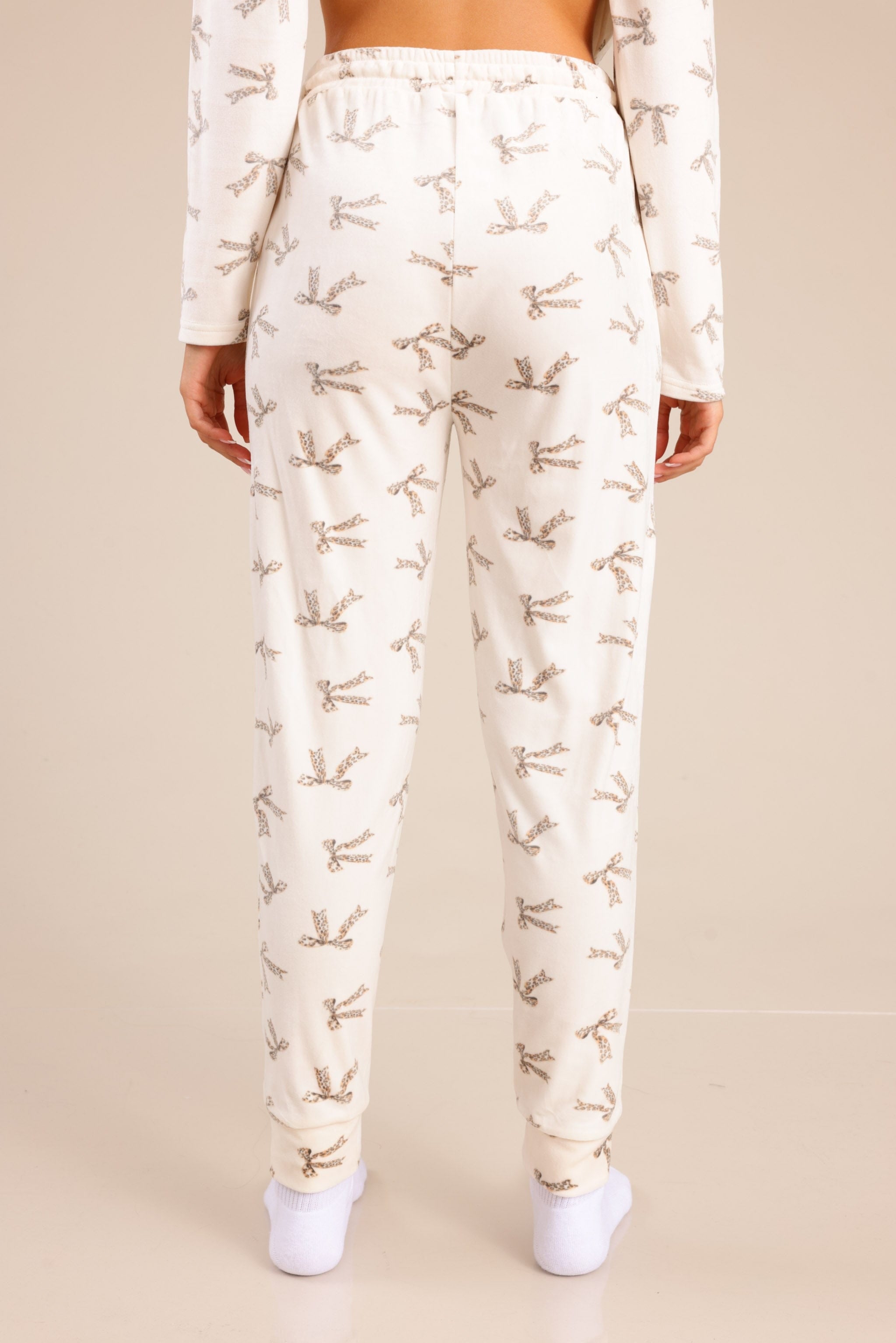 FOX נשים אחר פיג'מה קטיפה עם הדפס MINIME פיג'מה קטיפה עם הדפס MINIME