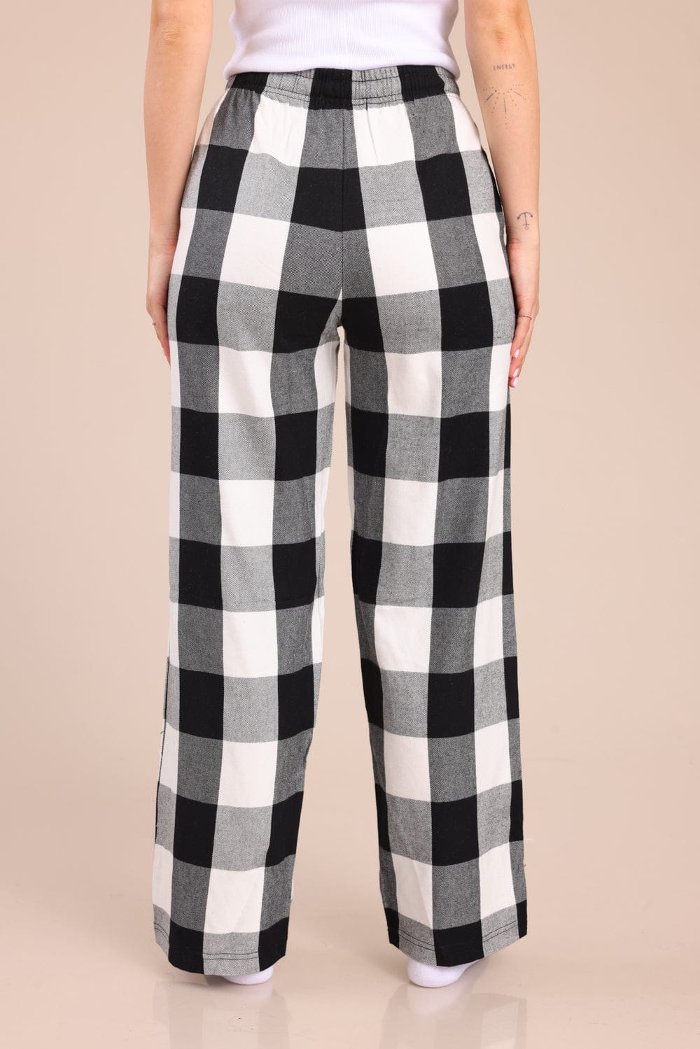 FOX נשים אחר מכנסי פיג'מה פלאנל מכנסי פיג'מה פלאנל