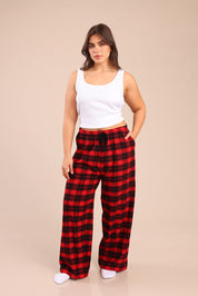 FOX פלאס נשים אחר מכנסי פיג'מה פלנל| PLUS SIZE מכנסי פיג'מה פלנל| PLUS SIZE