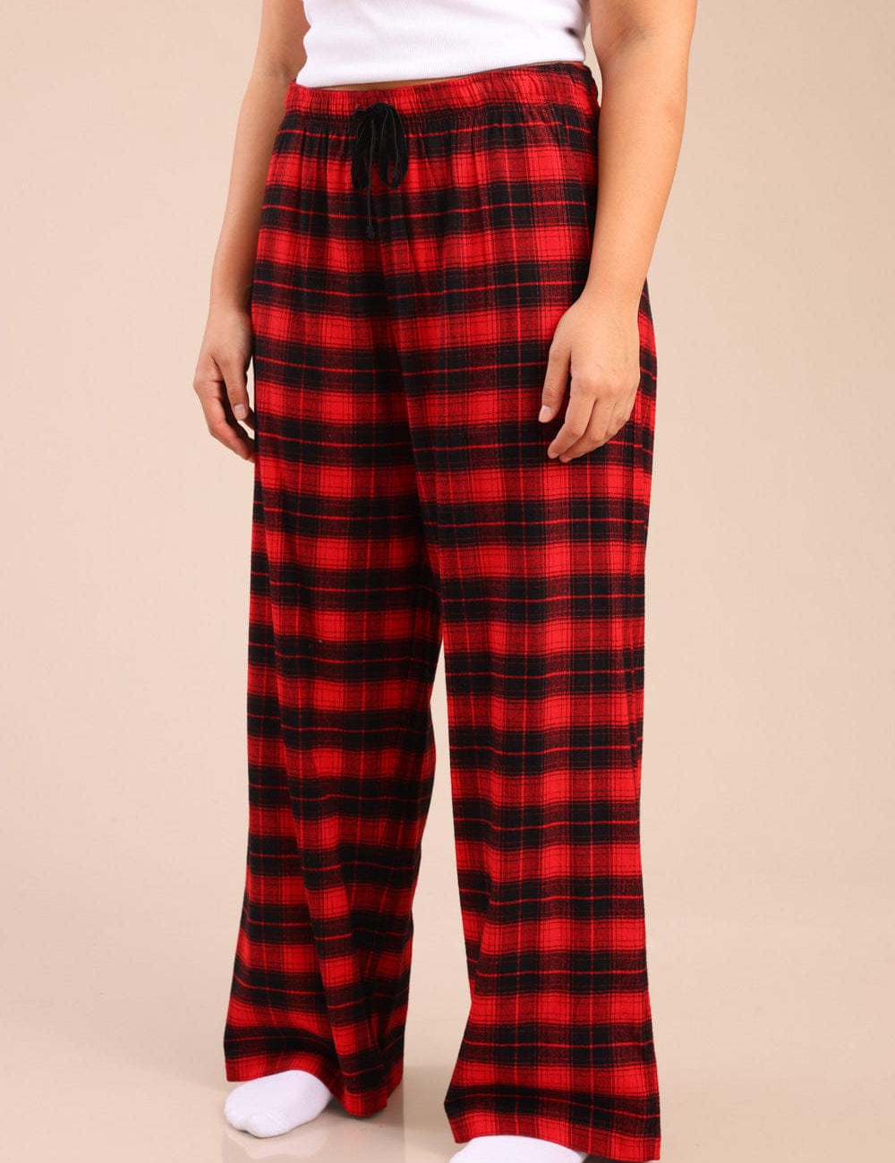 FOX פלאס נשים אחר מכנסי פיג'מה פלנל| PLUS SIZE מכנסי פיג'מה פלנל| PLUS SIZE