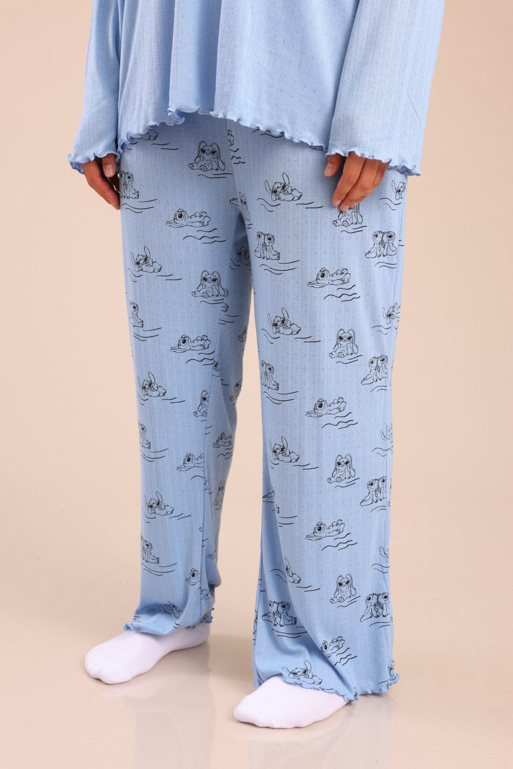 FOX פלאס נשים אחר פיג'מה ממותגת סטיץ'| PLUS SIZE פיג'מה ממותגת סטיץ'| PLUS SIZE