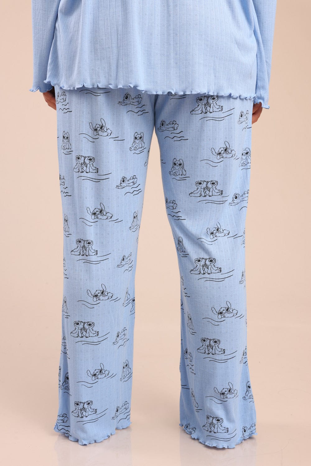 FOX פלאס נשים אחר פיג'מה ממותגת סטיץ'| PLUS SIZE פיג'מה ממותגת סטיץ'| PLUS SIZE