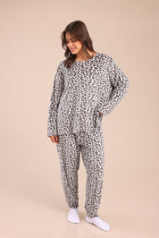 FOX פלאס נשים אחר פיג'מה עם הדפס| PLUS SIZE פיג'מה עם הדפס| PLUS SIZE