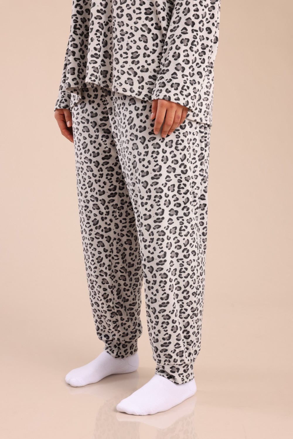 FOX פלאס נשים אחר פיג'מה עם הדפס| PLUS SIZE פיג'מה עם הדפס| PLUS SIZE