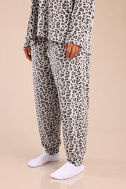 FOX פלאס נשים אחר פיג'מה עם הדפס| PLUS SIZE פיג'מה עם הדפס| PLUS SIZE