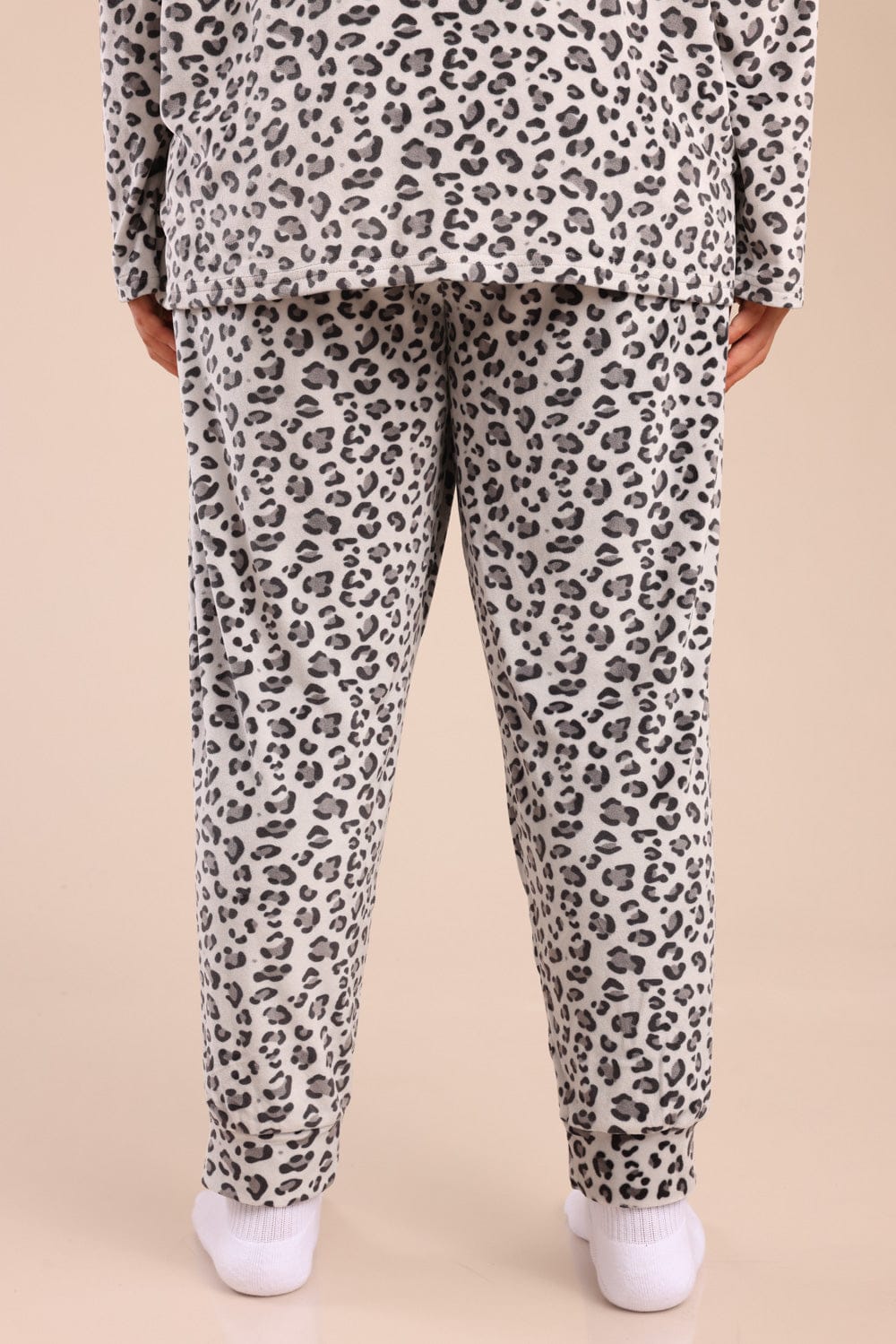 FOX פלאס נשים אחר פיג'מה עם הדפס| PLUS SIZE פיג'מה עם הדפס| PLUS SIZE