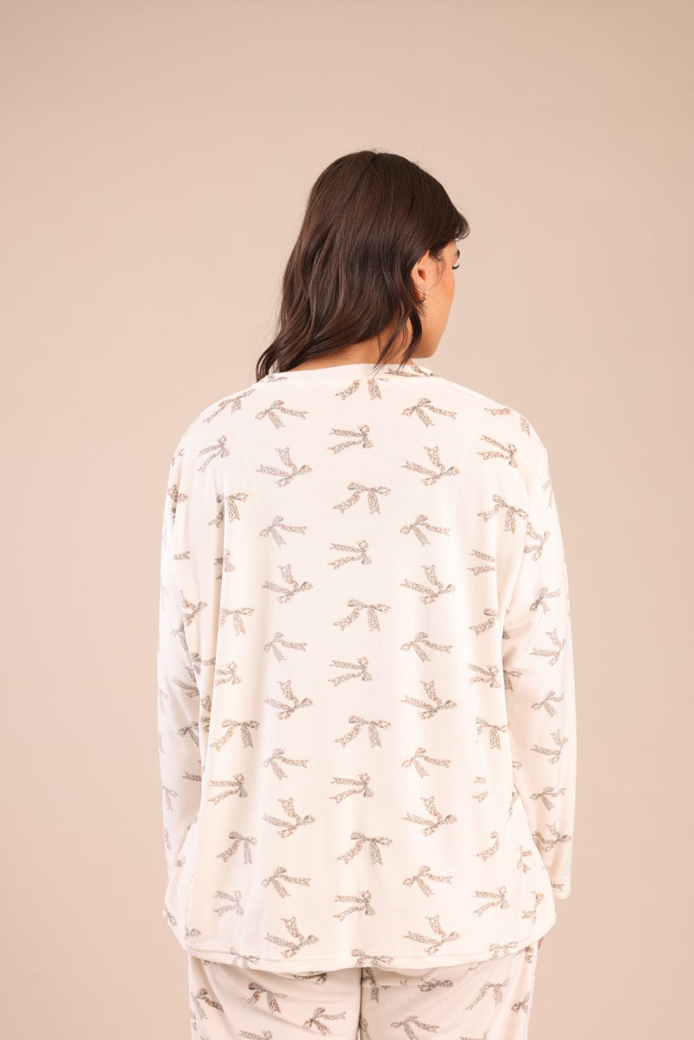 FOX פלאס נשים אחר פיג'מה עם הדפס | PLUS SIZE פיג'מה עם הדפס | PLUS SIZE