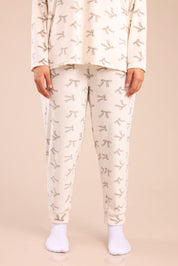 FOX פלאס נשים אחר פיג'מה עם הדפס | PLUS SIZE פיג'מה עם הדפס | PLUS SIZE