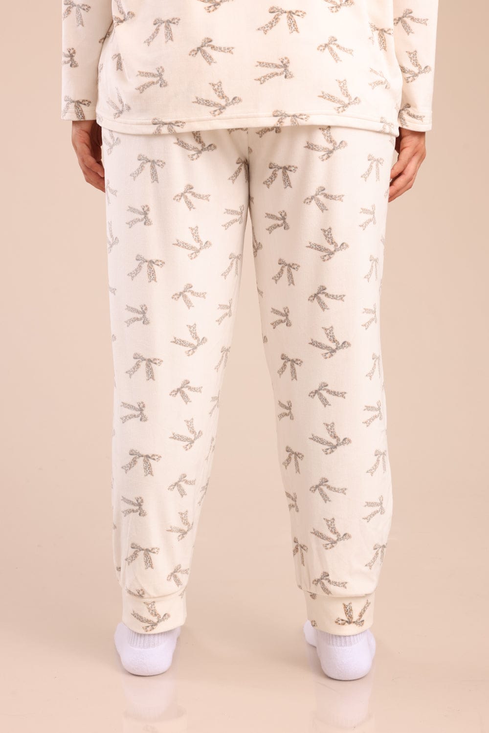 FOX פלאס נשים אחר פיג'מה עם הדפס | PLUS SIZE פיג'מה עם הדפס | PLUS SIZE