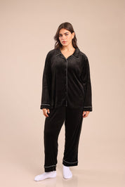 FOX פלאס נשים אחר פיג'מה קטיפה | PLUS SIZE פיג'מה קטיפה | PLUS SIZE