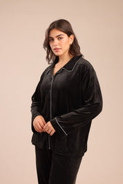 FOX פלאס נשים אחר פיג'מה קטיפה | PLUS SIZE פיג'מה קטיפה | PLUS SIZE