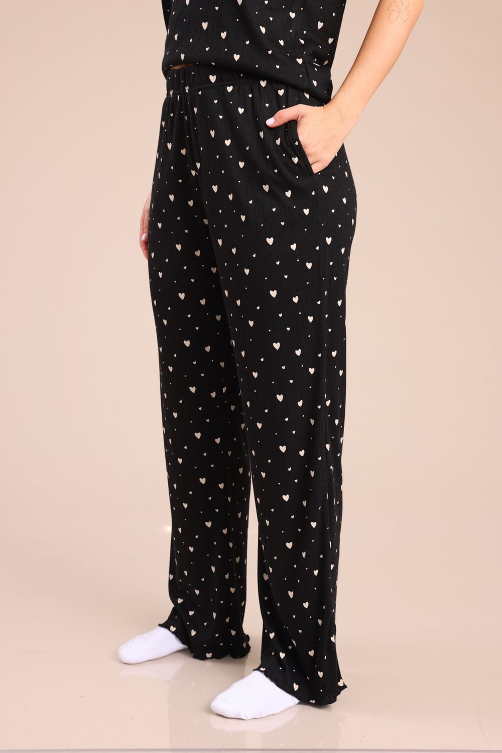 FOX נשים אחר פיג'מה עם הדפס פיג'מה עם הדפס