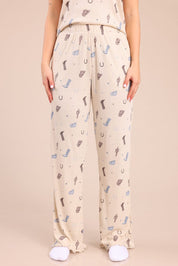 FOX נשים אחר פיג'מה עם הדפס פיג'מה עם הדפס