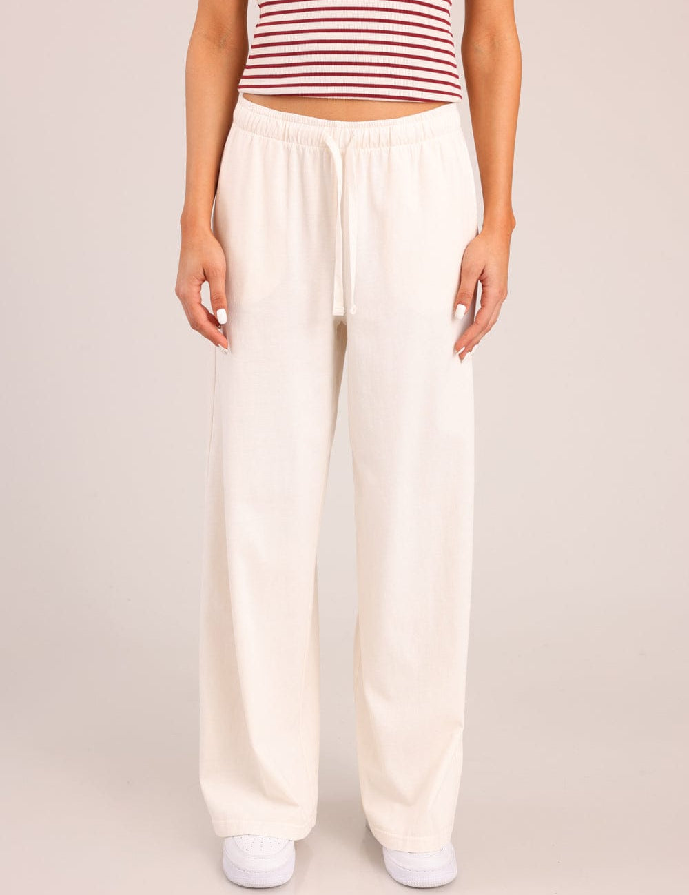 FOX נשים מכנסיים ארוכים מכנסי אוברסייז מכנסי אוברסייז