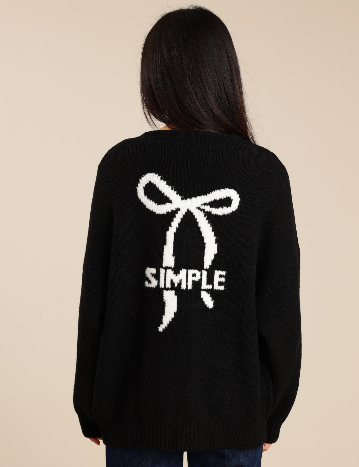 FOX נשים סריגים סריג קרדיגן סריג קרדיגן