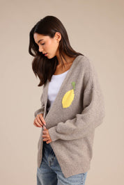 FOX נשים סריגים סריג קרדיגן סריג קרדיגן