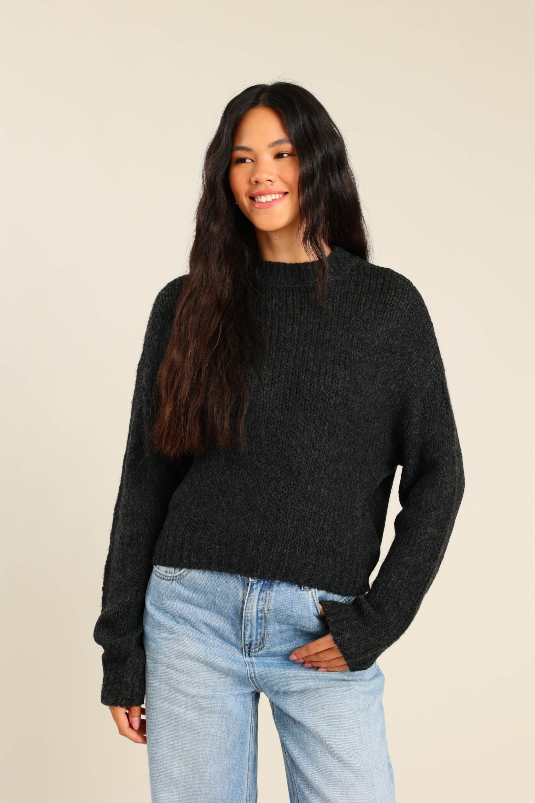 FOX נשים סריגים סריג סריג