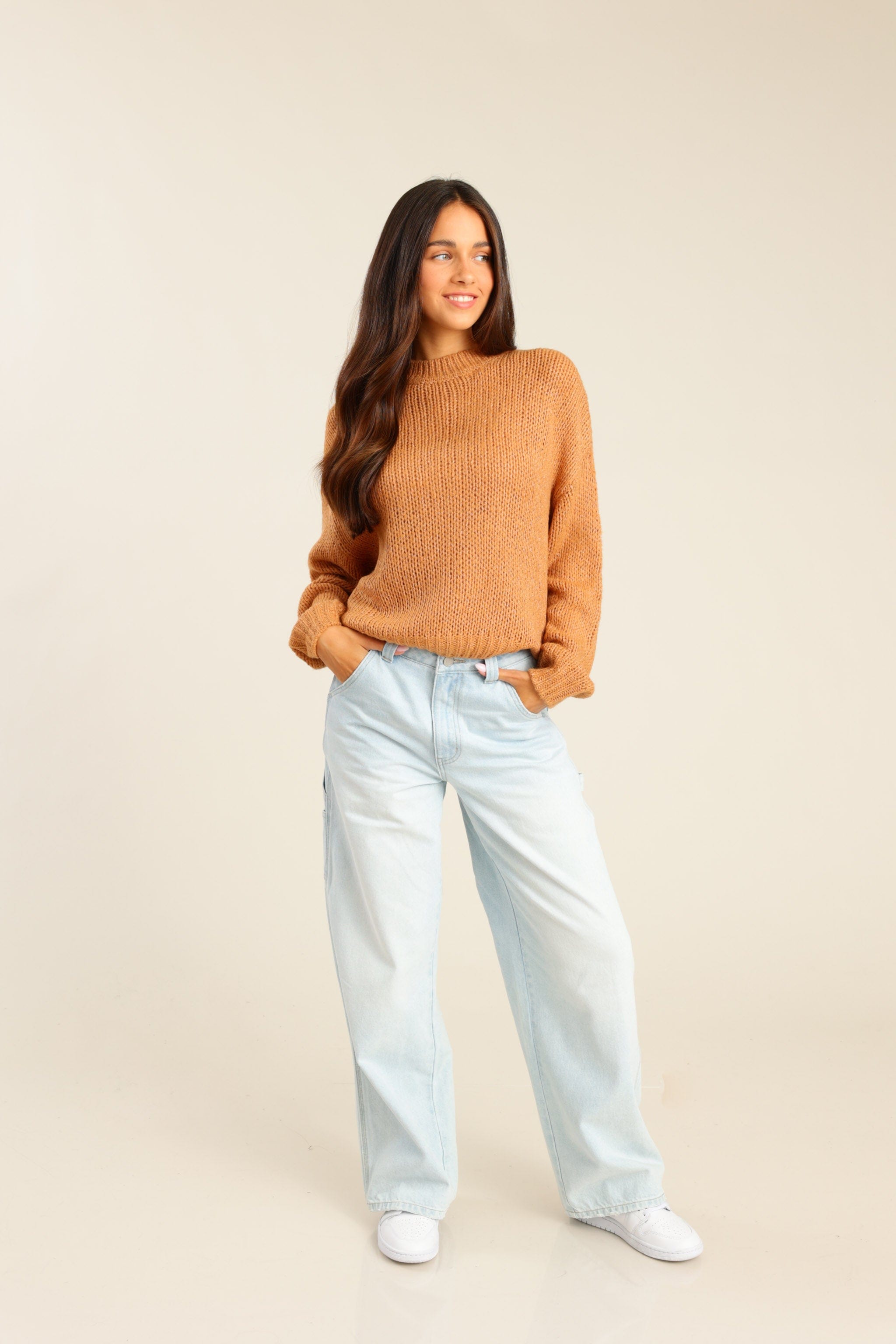 FOX נשים סריגים סריג סריג