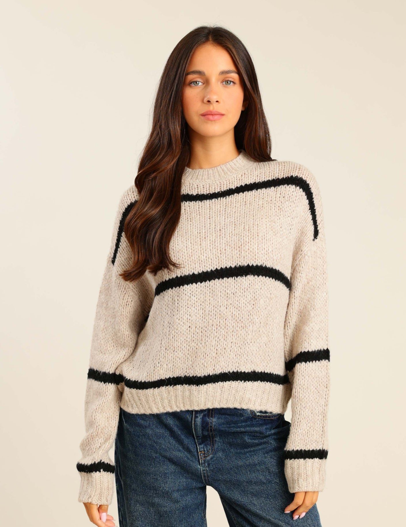 FOX נשים סריגים סריג סריג