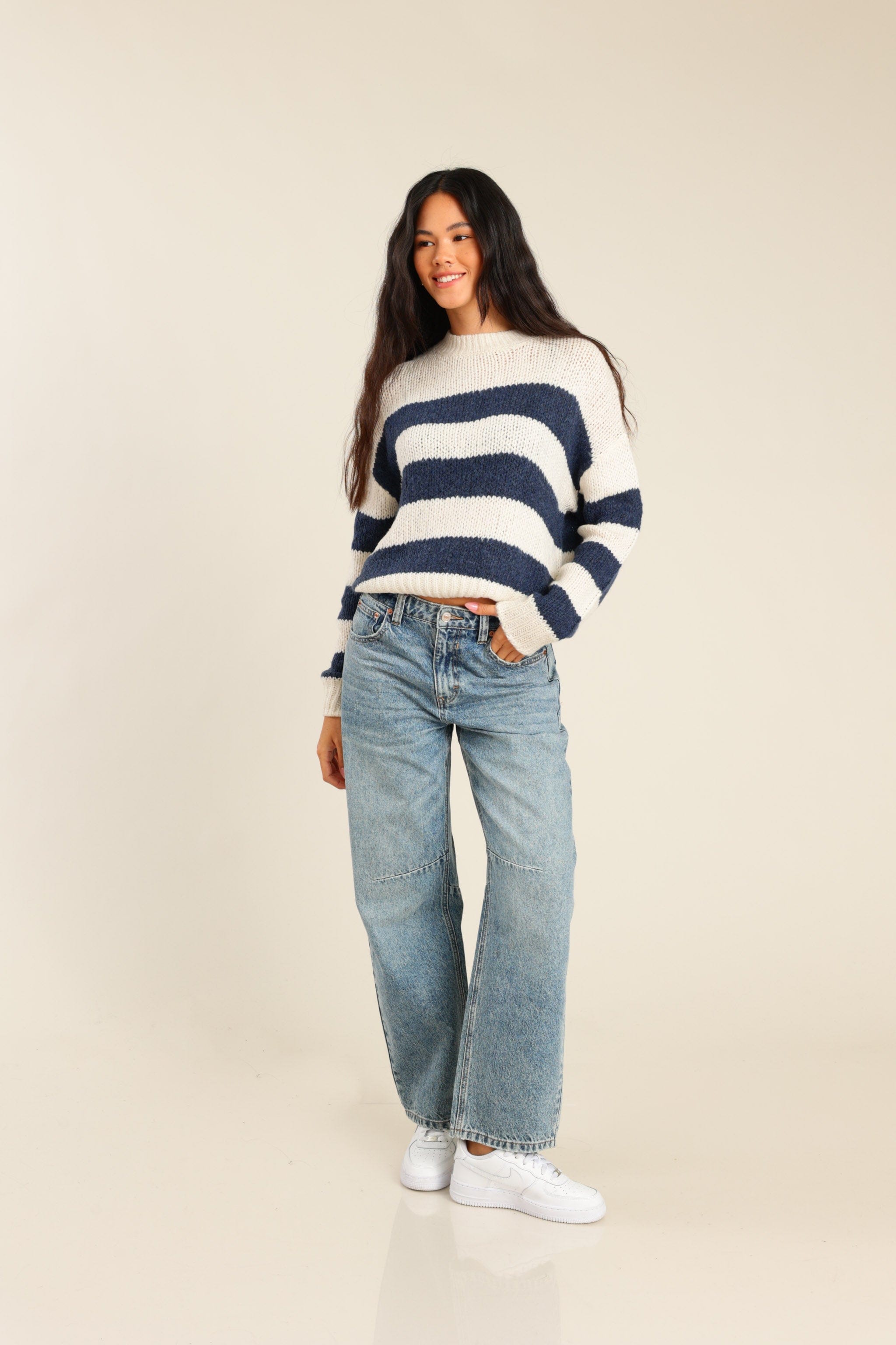 FOX נשים סריגים סריג סריג