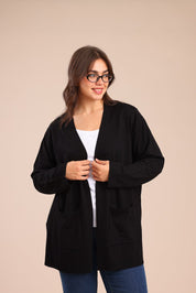 FOX פלאס נשים סריגים סריג קרדיגן| PLUS SIZE סריג קרדיגן| PLUS SIZE