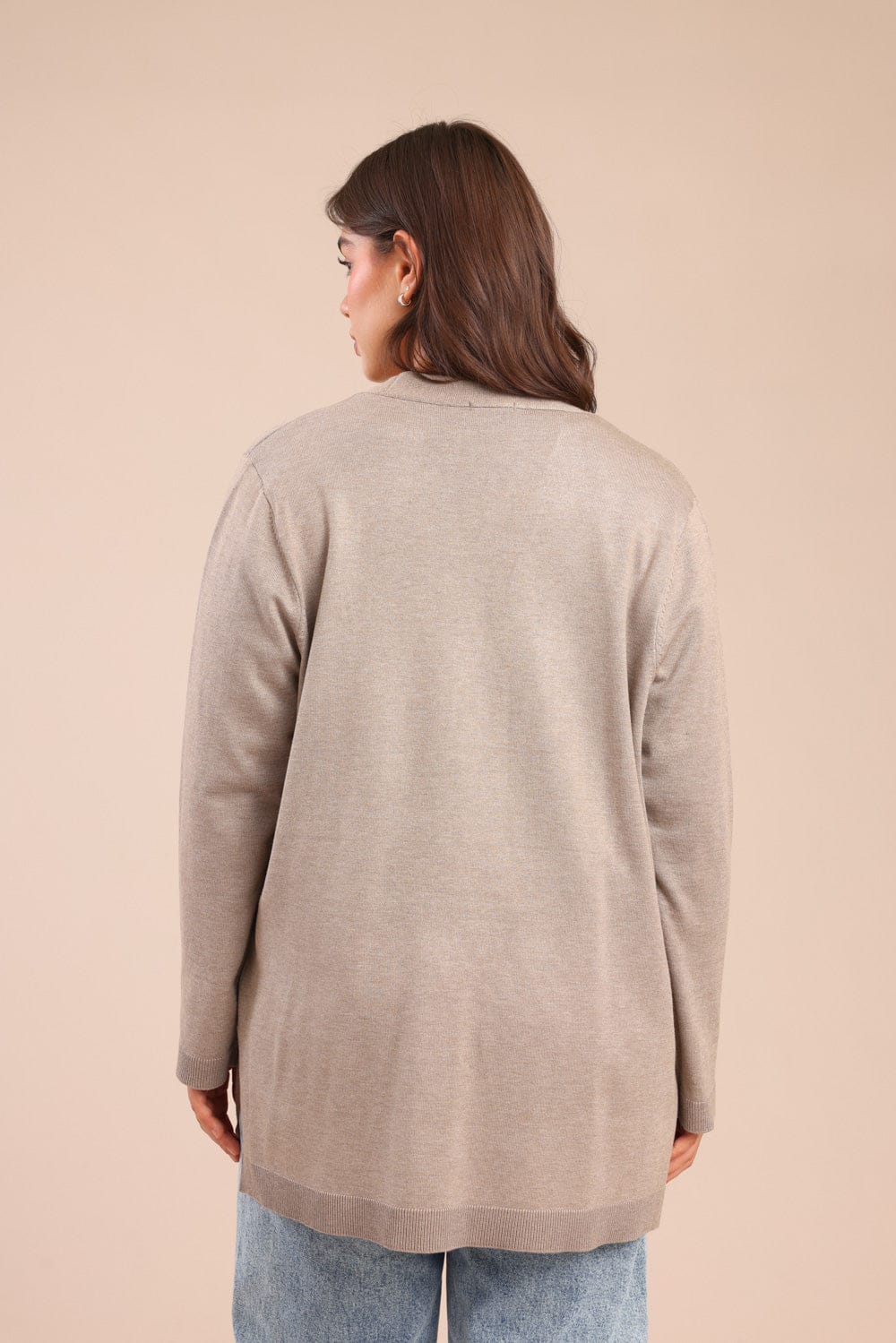 FOX פלאס נשים סריגים סריג קרדיגן| PLUS SIZE סריג קרדיגן| PLUS SIZE