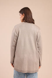 FOX פלאס נשים סריגים סריג קרדיגן| PLUS SIZE סריג קרדיגן| PLUS SIZE