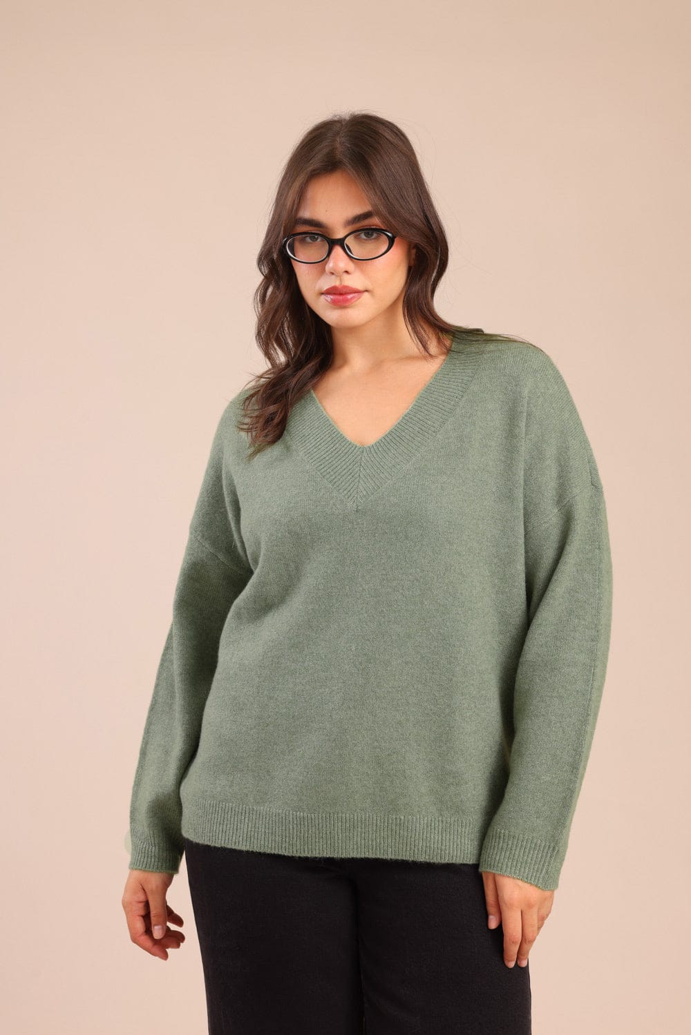 FOX פלאס נשים סריגים סריג | PLUS SIZE סריג | PLUS SIZE