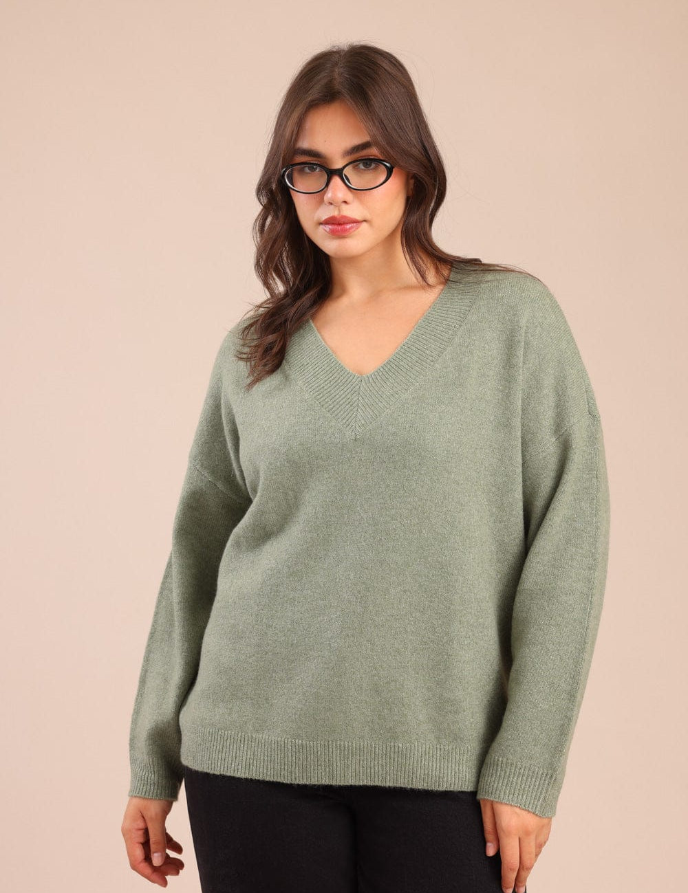 FOX פלאס נשים סריגים סריג | PLUS SIZE סריג | PLUS SIZE