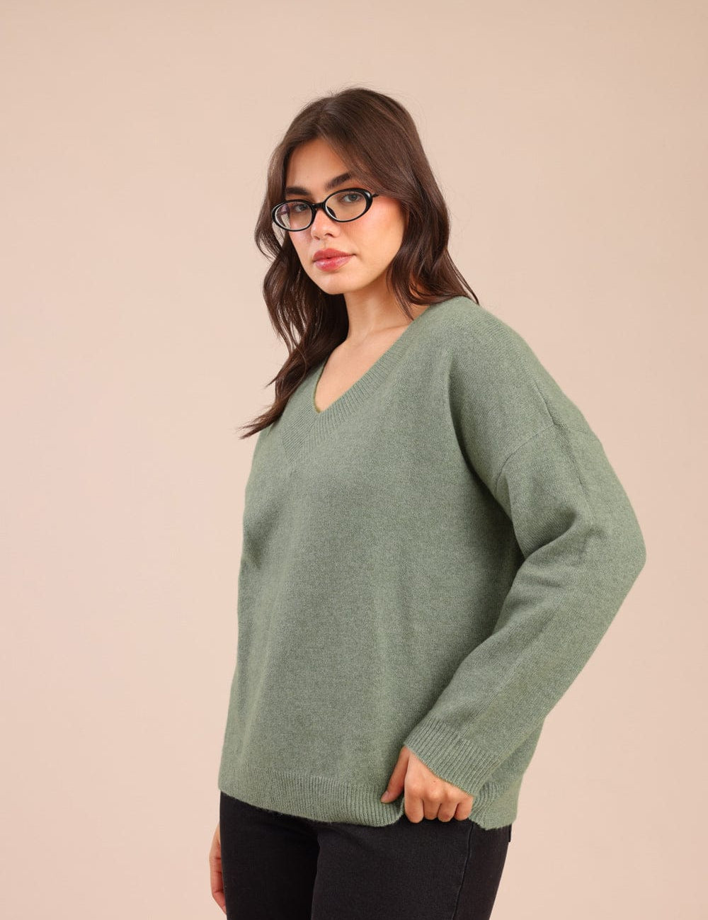 FOX פלאס נשים סריגים סריג | PLUS SIZE סריג | PLUS SIZE